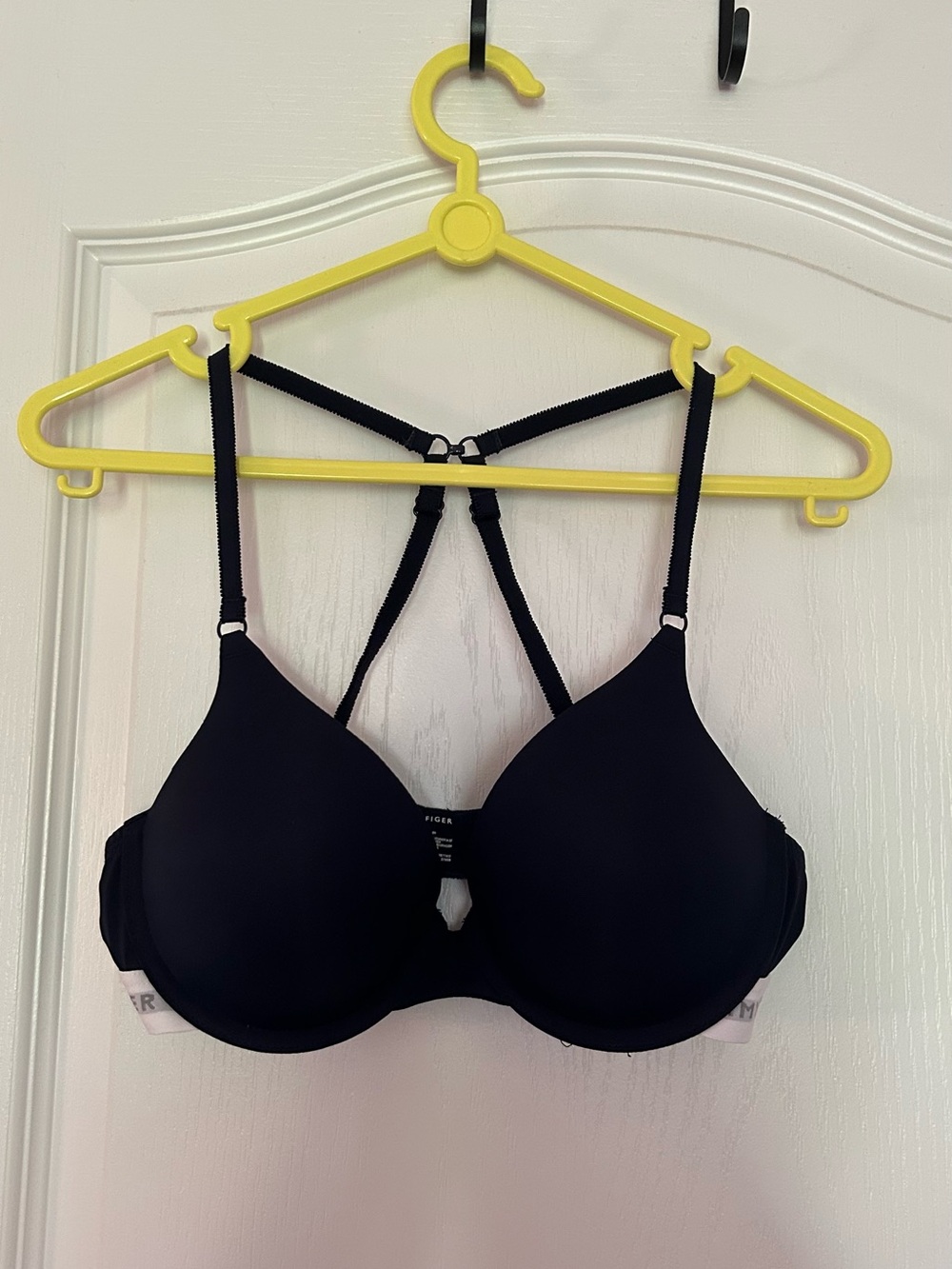 💜 Tommy Hilfiger Dark Navy Blue Bra with Convertible Racerback Straps
